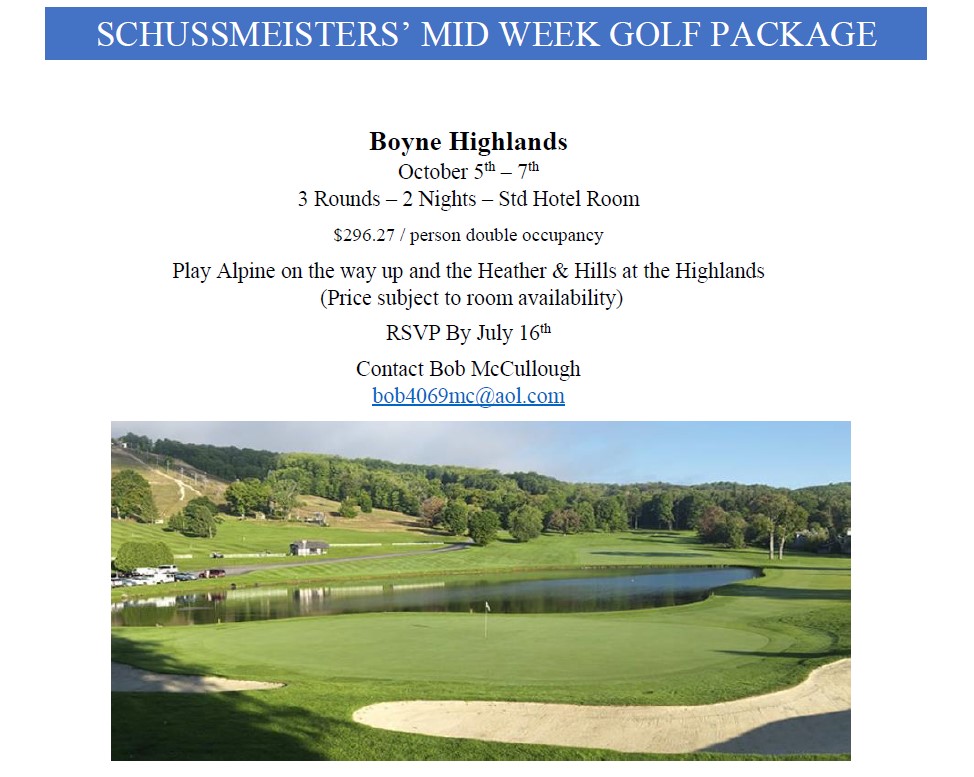 Boyne Highlands Golf 2021